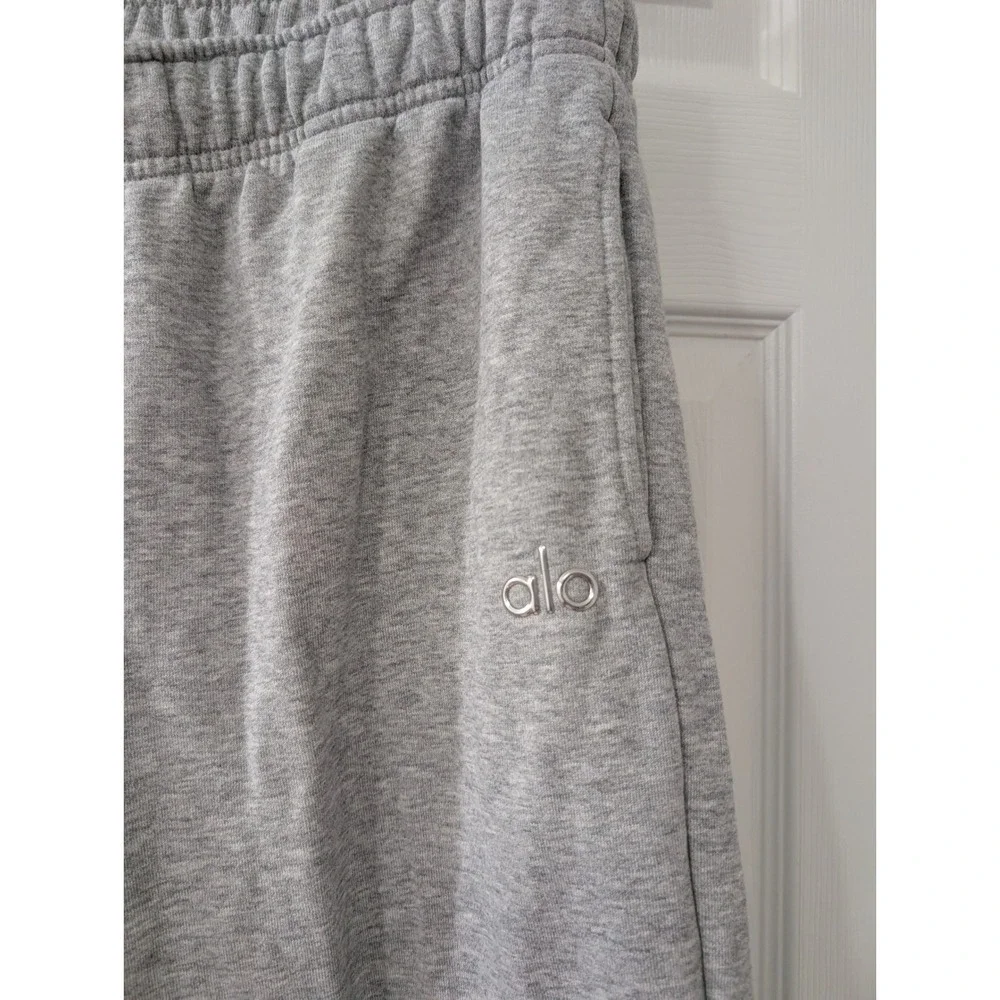 ALO, Accolade Sweatpant Jogger, Wmns Large, Heather Gray, Activewear Athleisure